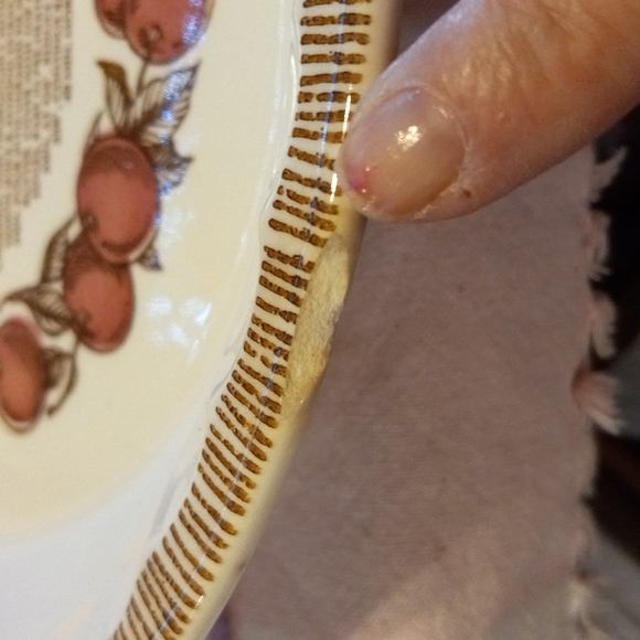 10" cheery pie dish - Picture 2 of 4